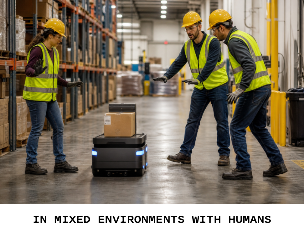 In Mixed Environments with Humans
